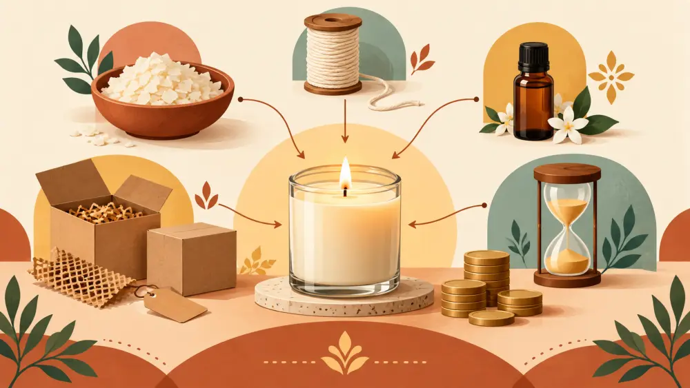 An order summary with product, delivery and total cost rows