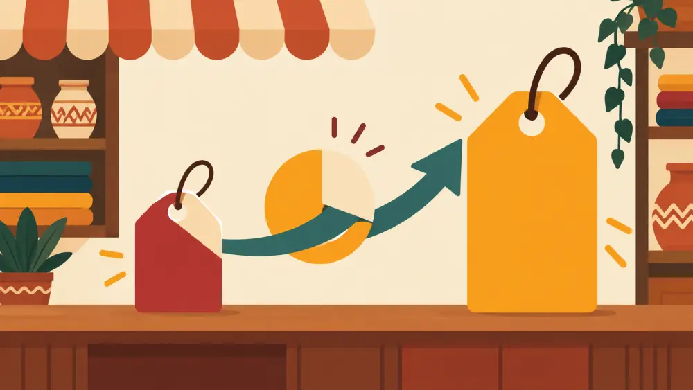 An order summary with product, delivery and total cost rows