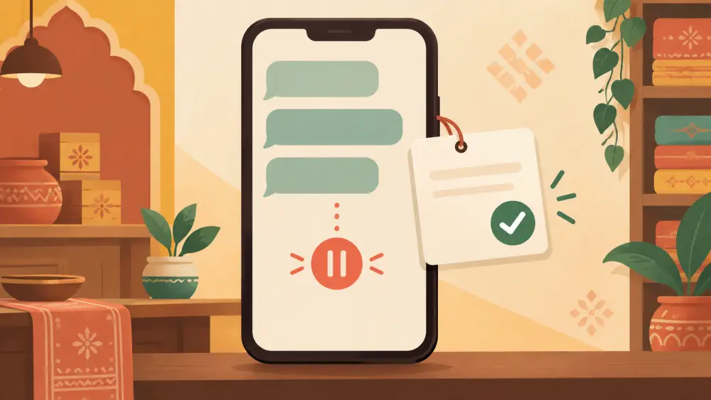 Customer conversations connected to a structured store order