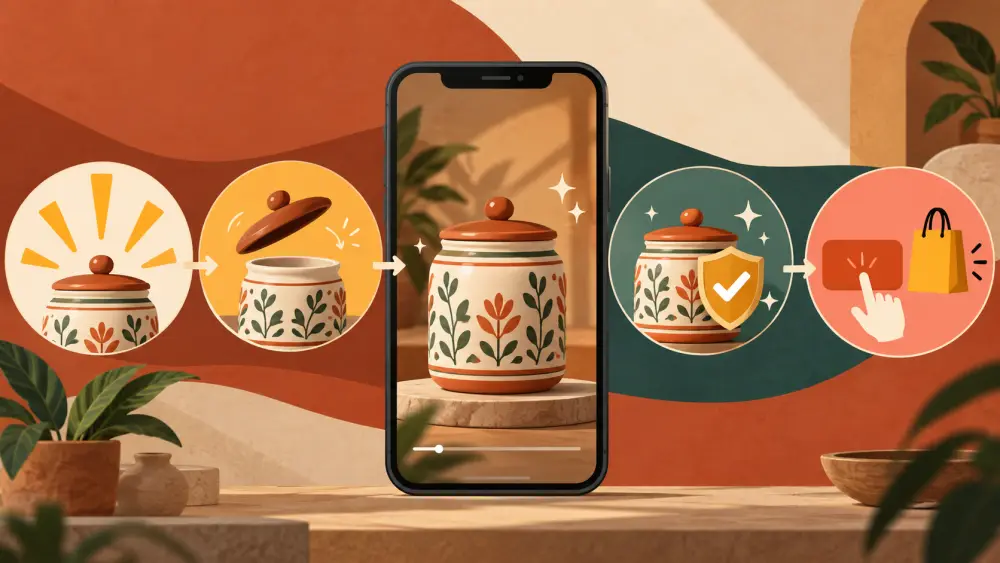 Customer conversations connected to a structured store order