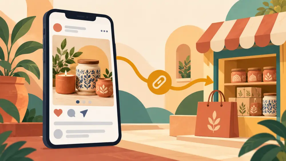 Customer conversations connected to a structured store order