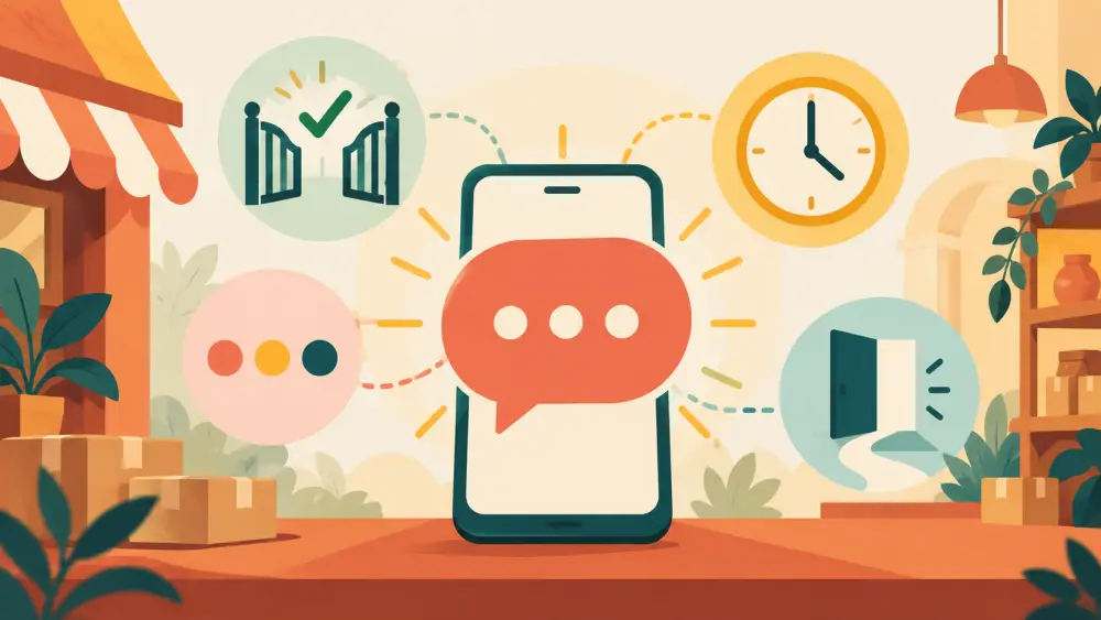 Customer conversations connected to a structured store order
