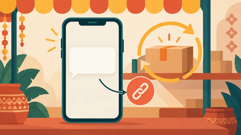 Customer conversations connected to a structured store order
